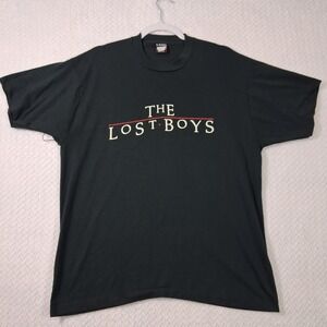 Screen Stars The Lost Boys Movie Promo T-Shirt XL Faded Black Single Stitch.